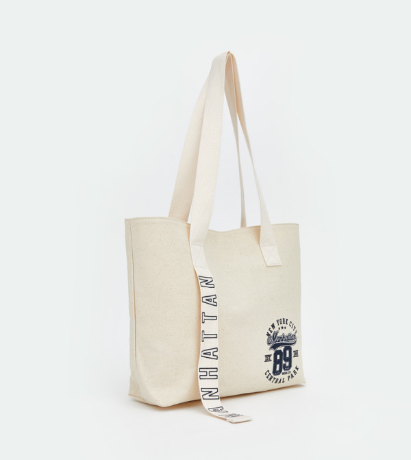 LC Waikiki LC Waikiki - Cream Tote Bag