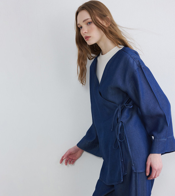 LC Waikiki  Kimonos - Dark Blue Kimonos