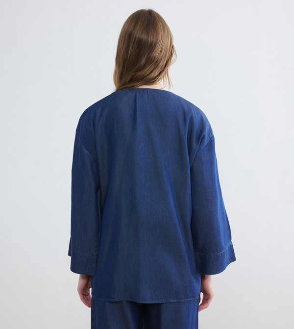 LC Waikiki  Kimonos - Dark Blue Kimonos