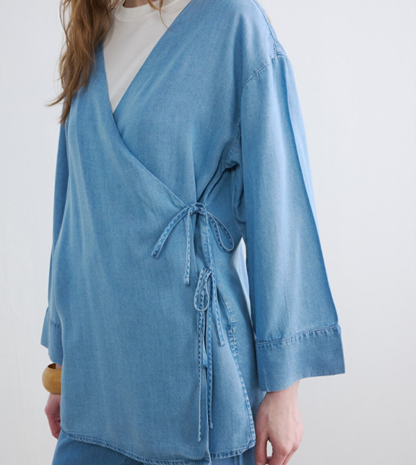 LC Waikiki  Kimonos - Blue Kimonos