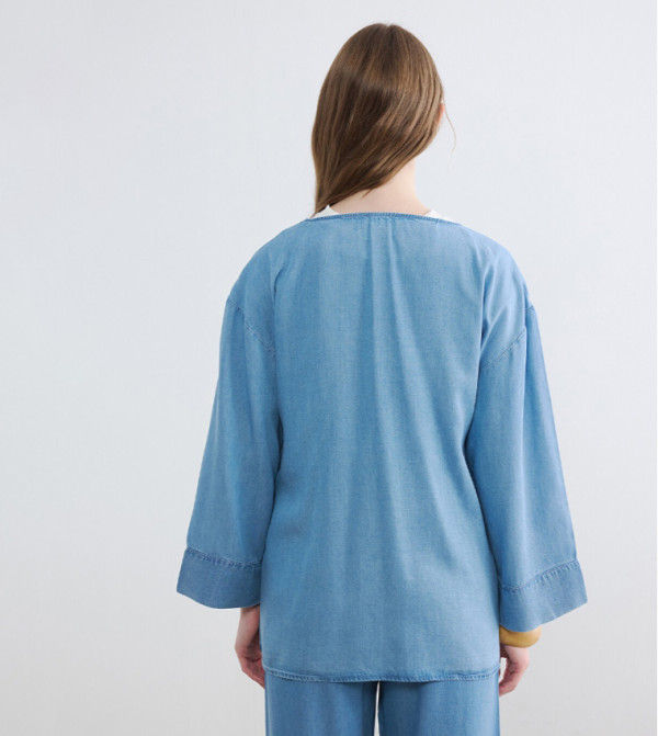 LC Waikiki  Kimonos - Blue Kimonos