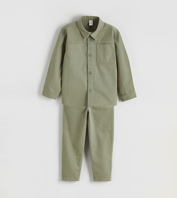 LC Waikiki  Sets - Green Shirts & Bottoms