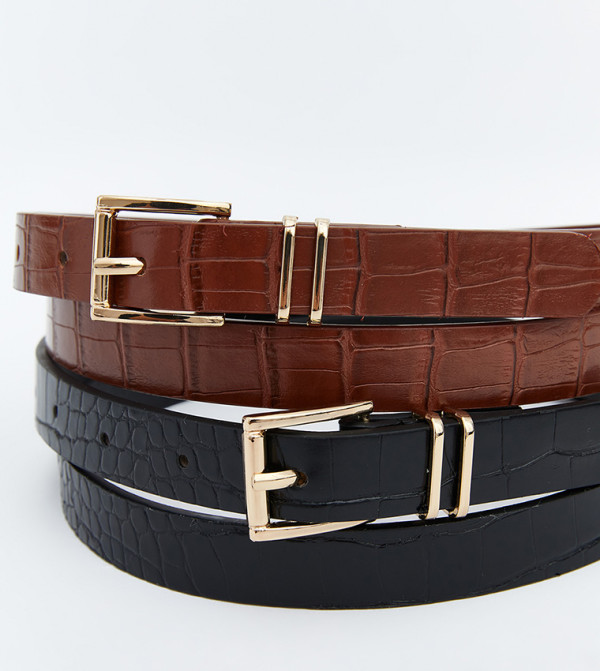 LC Waikiki  Belts - Brown Non Leather Belts