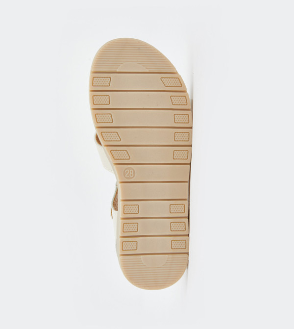 اٍل سي واي كيكي  أحذية فلات - كريمي  Flat Sandals