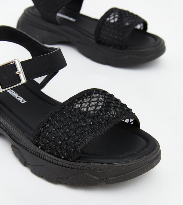 LC Waikiki  Casual Sandals - BLACK Casual Sandals