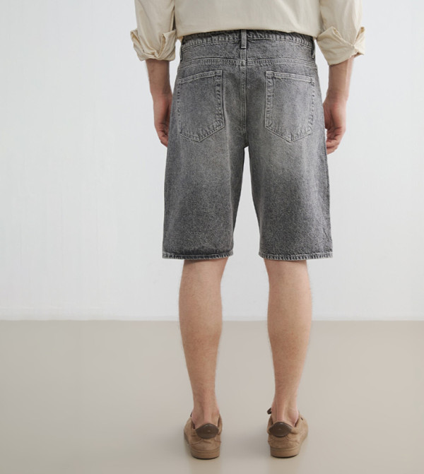 LC Waikiki  Shorts - Grey Casual Shorts