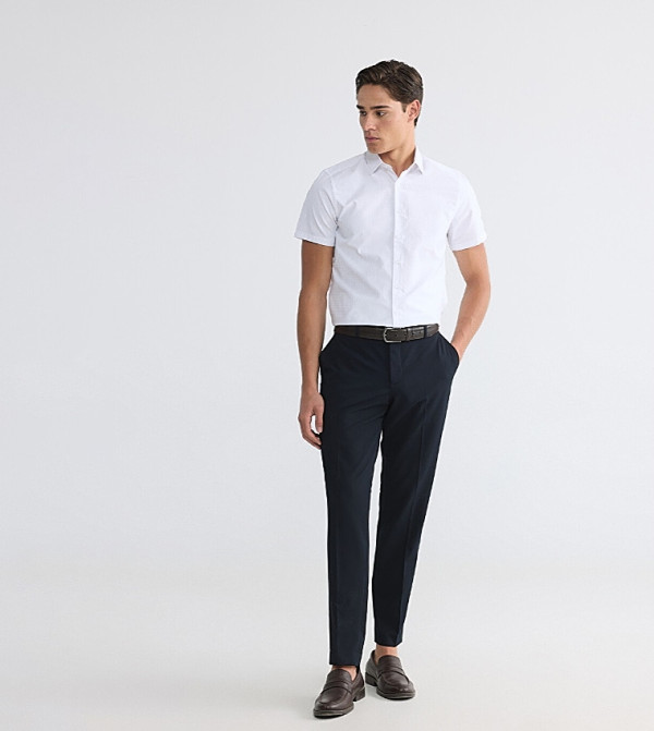 LC Waikiki  Formal Shirts - White Short Sleeves