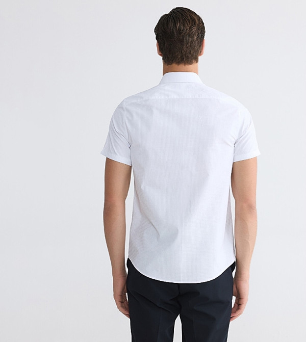 LC Waikiki  Formal Shirts - White Short Sleeves