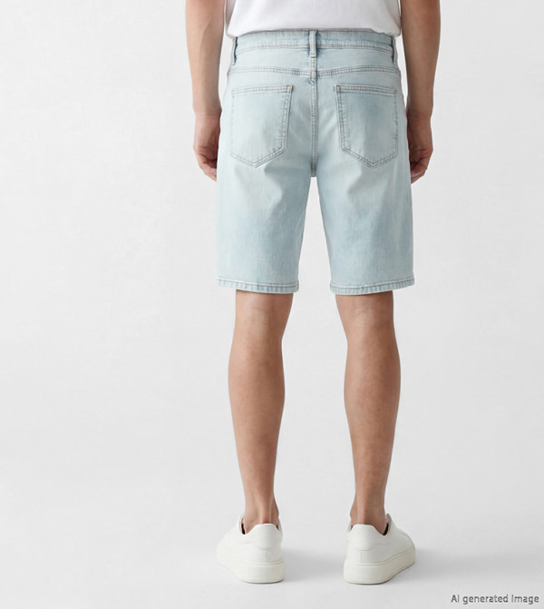 اٍل سي واي كيكي  ملابس - نيلي  Denim shorts