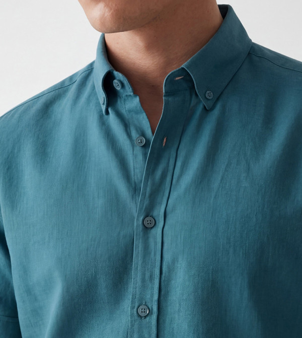LC Waikiki LC Waikiki - Teal Short Sleeves