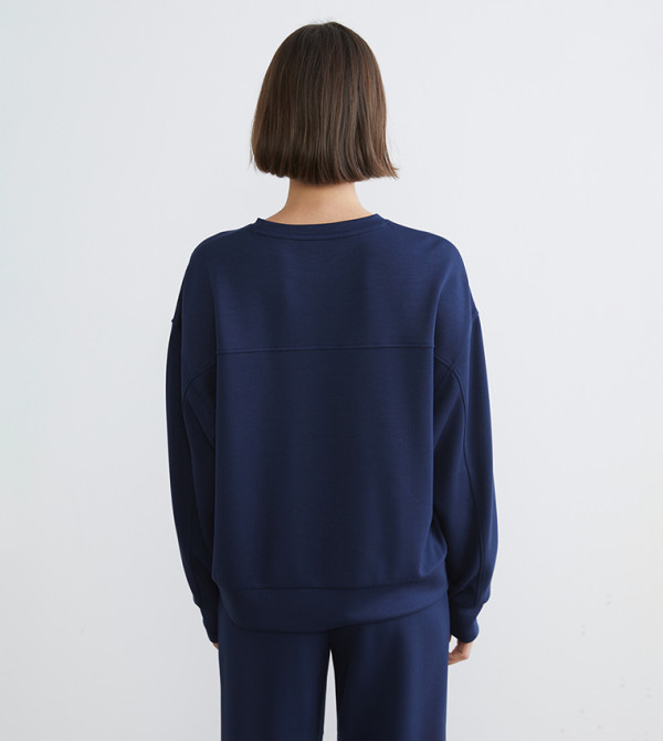 LC Waikiki  Hoodies & Sweatshirts - Navy Sweatshirts