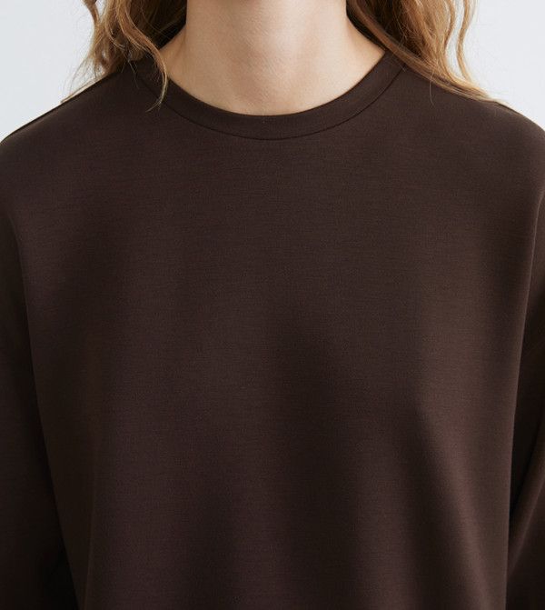 LC Waikiki  Hoodies & Sweatshirts - Brown Sweatshirts