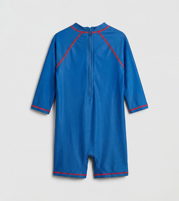 LC Waikiki Swim Wear - Blue Legged Swimsuit