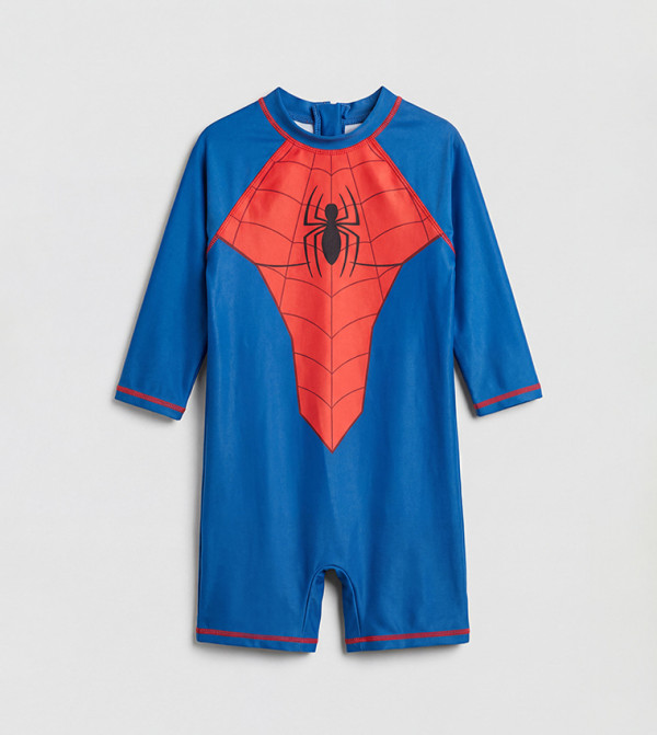 LC Waikiki Swim Wear - Blue Legged Swimsuit