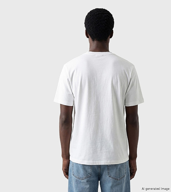 اٍل سي واي كيكي  تيشرتات وبلايز - أبيض Round Neck T-Shirts