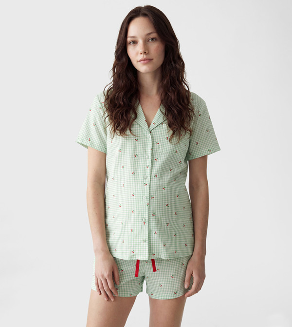 LC Waikiki  Maternity Clothing - Green Sleep wear
