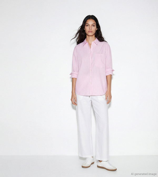 اٍل سي واي كيكي  قمصان - وردي قمصان