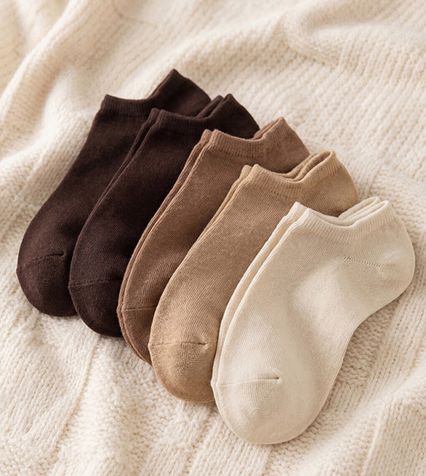 LC Waikiki  No Show Socks - Brown No Show Socks