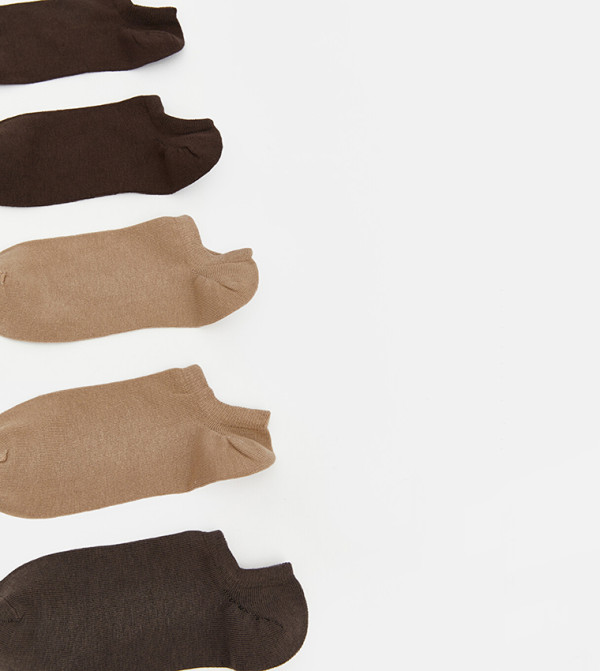 LC Waikiki  No Show Socks - Brown No Show Socks