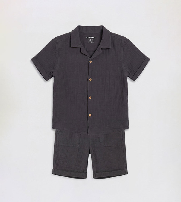 LC Waikiki  Shirts & Bottoms - Grey Shirts & Bottoms