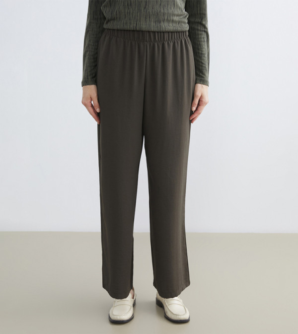 LC Waikiki  Pants & Leggings - DARK KHAKI Casual Pants