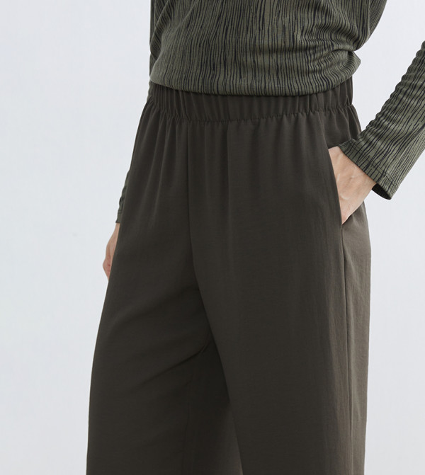 LC Waikiki  Pants & Leggings - DARK KHAKI Casual Pants