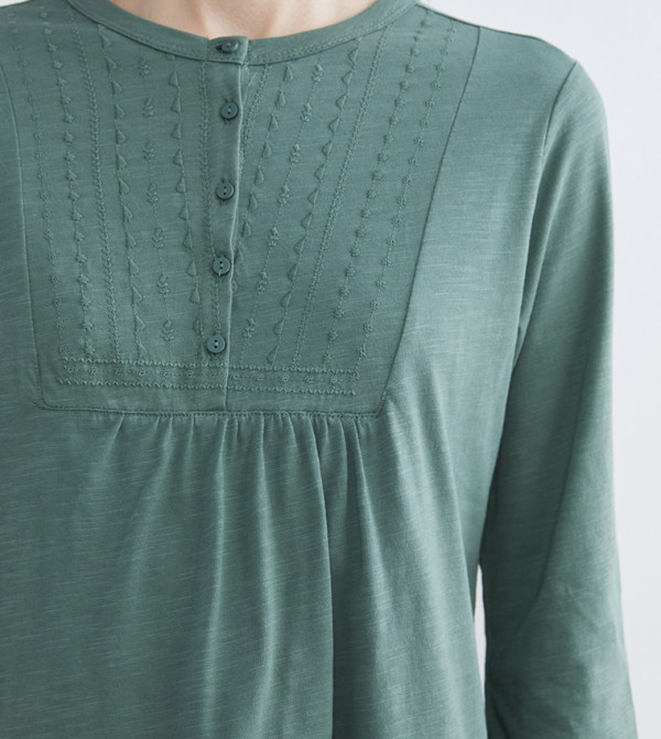 LC Waikiki  Casual Tops - Green Casual Tops