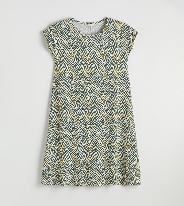 اٍل سي واي كيكي pretty-in-prints-w - بيج Midi Dresses