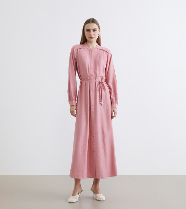 LC Waikiki  Dresses - Pink Shirt & T-Shirt Dresses