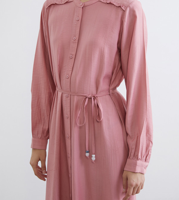 LC Waikiki  Dresses - Pink Shirt & T-Shirt Dresses