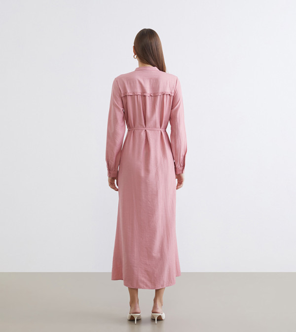 LC Waikiki  Dresses - Pink Shirt & T-Shirt Dresses