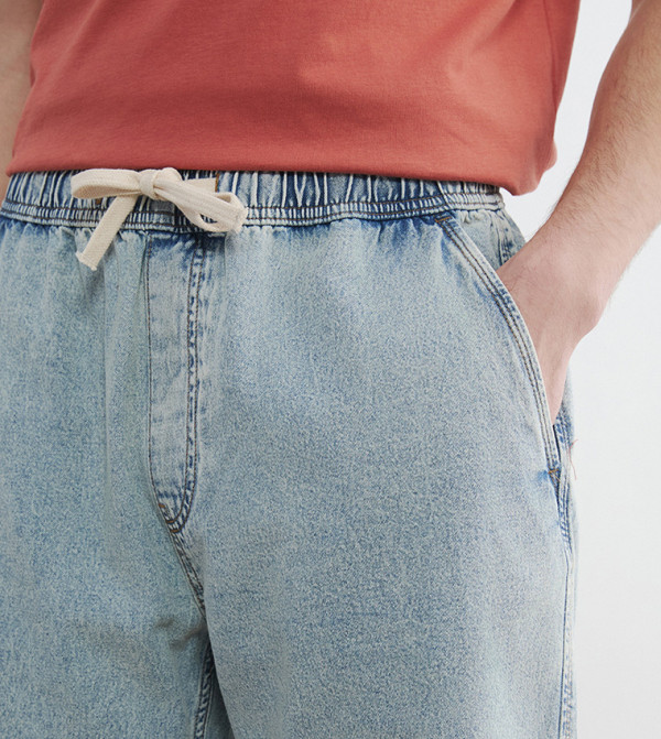 LC Waikiki  Denim Shorts - Blue Denim shorts