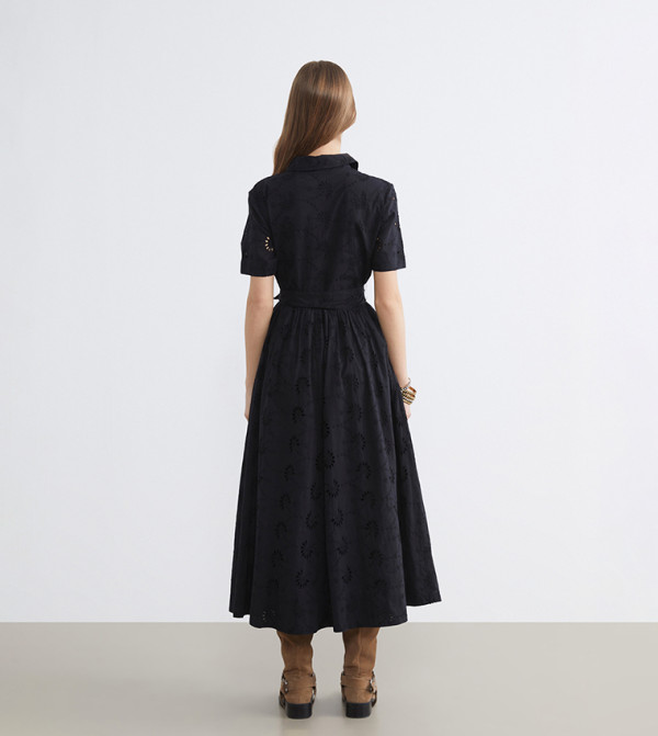 LC Waikiki Casual Dresses - BLACK Shirt & T-Shirt Dresses