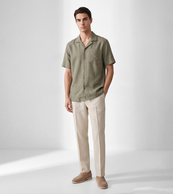 LC Waikiki  Clothing - Khaki Short Sleeves