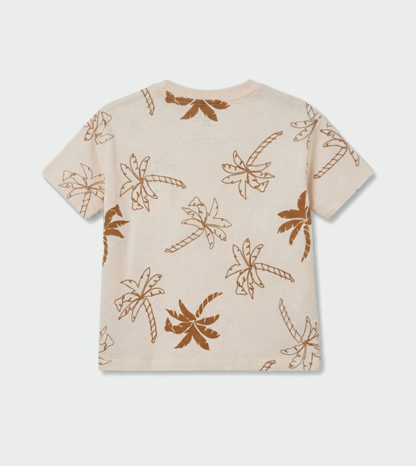 LC Waikiki  T-shirts & Bottoms - Beige T-shirts & Bottoms
