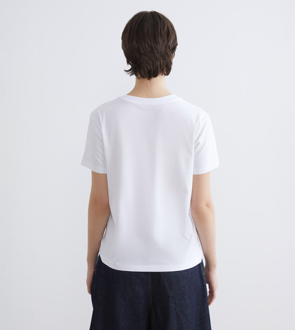 اٍل سي واي كيكي  تيشيرتات كاجوال - أبيض Short Sleeve T-Shirts
