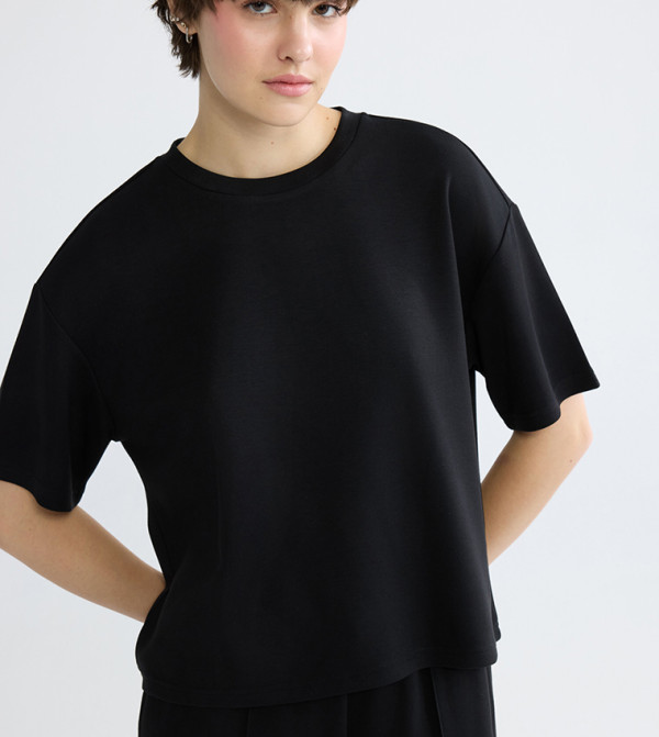 LC Waikiki LC Waikiki - BLACK Short Sleeve T-Shirts