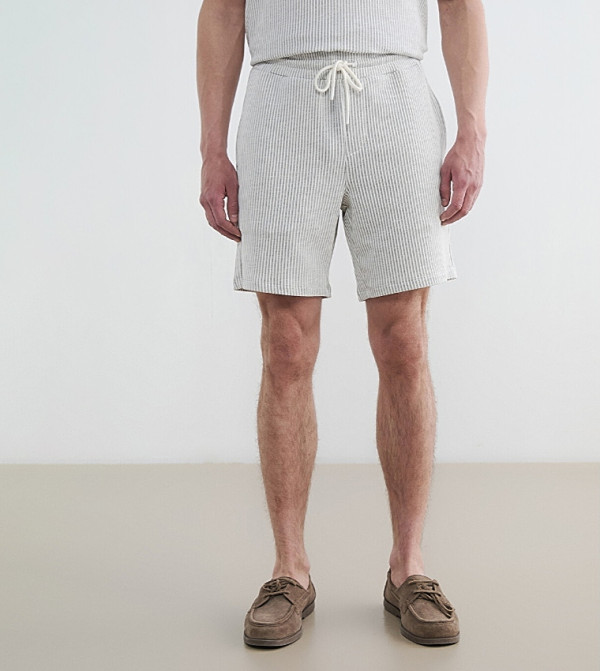 LC Waikiki  Shorts - Grey Casual Shorts