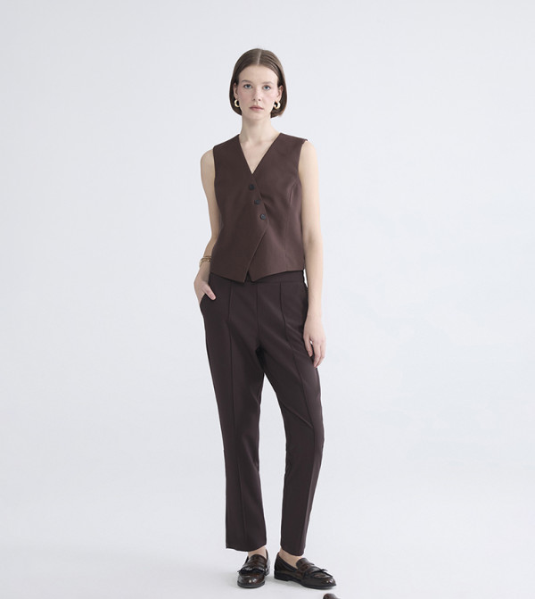 اٍل سي واي كيكي  فيستات - بني  معاطف للخصر