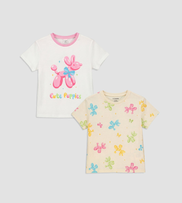 اٍل سي واي كيكي  cool-kid-uniforms-k - أبيض "عبوات متعددة / مجموعات قيمة "