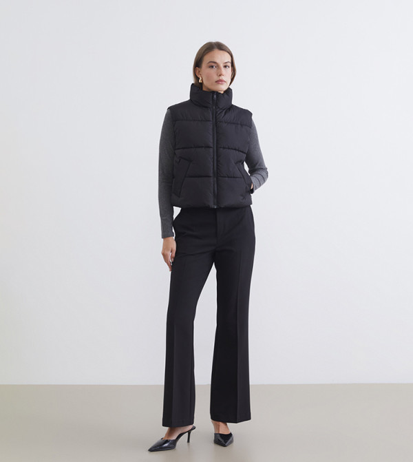 LC Waikiki  Puffer & Quilted Jackets - BLACK Puffer & Quilted Jackets