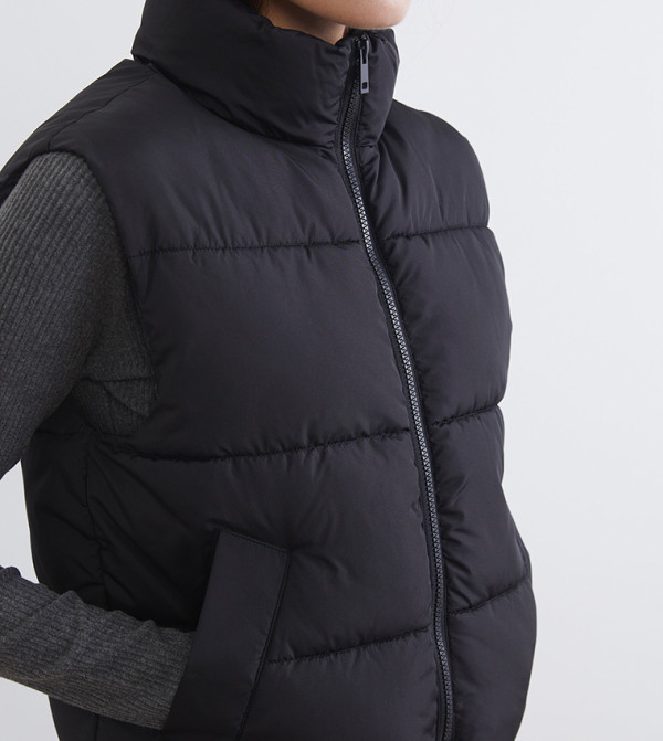 LC Waikiki  Puffer & Quilted Jackets - BLACK Puffer & Quilted Jackets