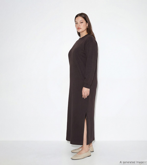 LC Waikiki  Maxi Dresses - Brown Maxi Dresses