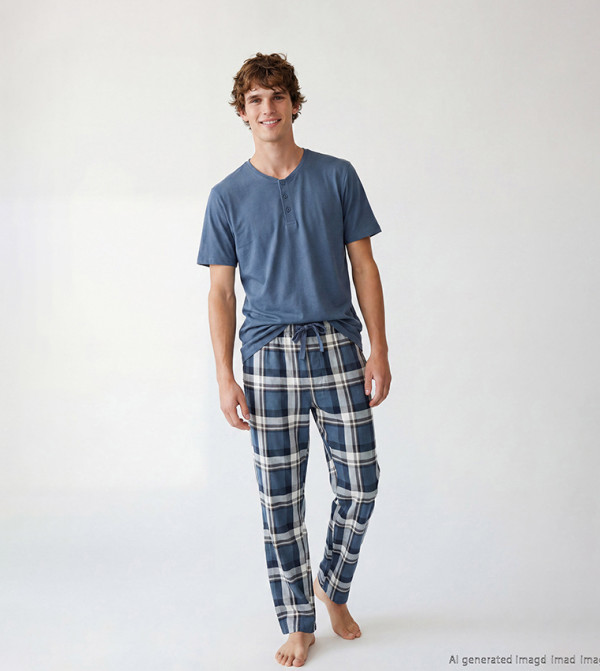 LC Waikiki Sleepwear - Blue Pyjama Set