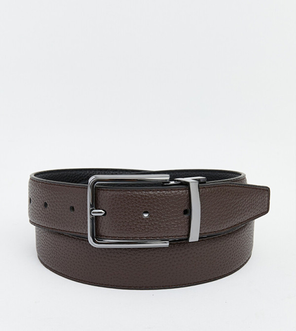 اٍل سي واي كيكي  أحزمة كاجوال  - أسود Non Leather Belts