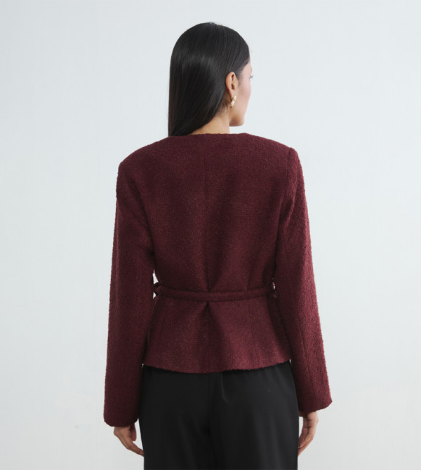 اٍل سي واي كيكي جاكيتات ومعاطف - بني محمر جاكيتات كاجوال