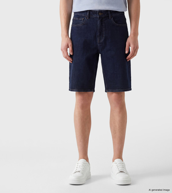 اٍل سي واي كيكي  ملابس - أزرق غامق  Denim shorts
