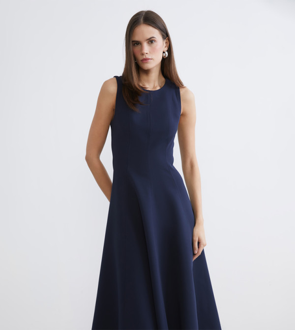 LC Waikiki  - NAVY BLUE Midi Dresses