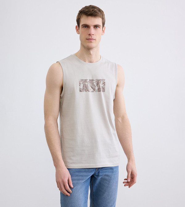 LC Waikiki Clothing - Beige Casual T-Shirts
