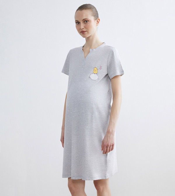 LC Waikiki - Grey Night Dress & Gowns